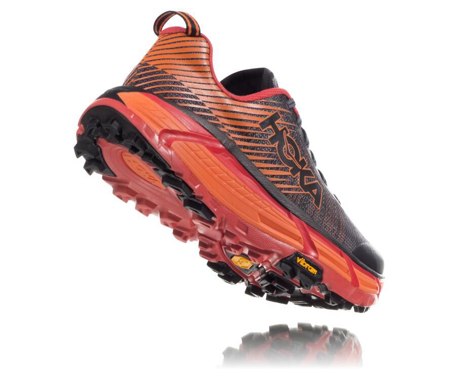 Hoka One One Trail Schoenen Dames - Evo Mafate 2 - Zwart/Rood - WG2059138